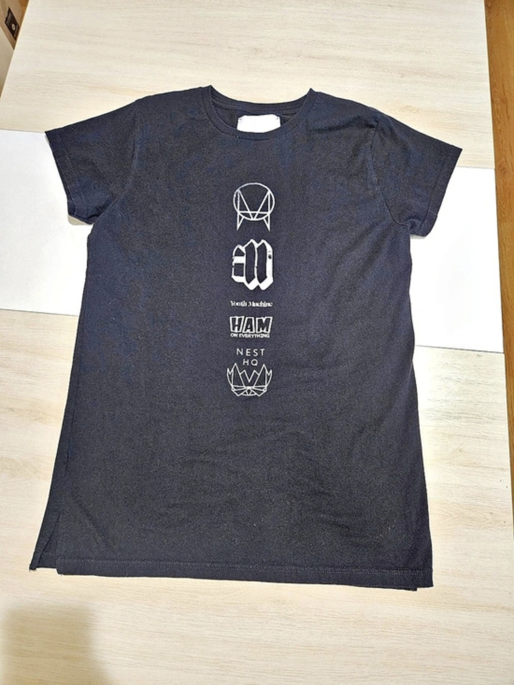 Skrillex OWSLA Graphic Short Sleeve Tee in Black Youth Machine Sz S